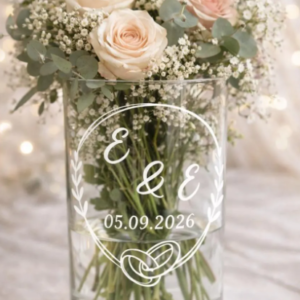 Verre personnalisé mariage anniversaire baptême