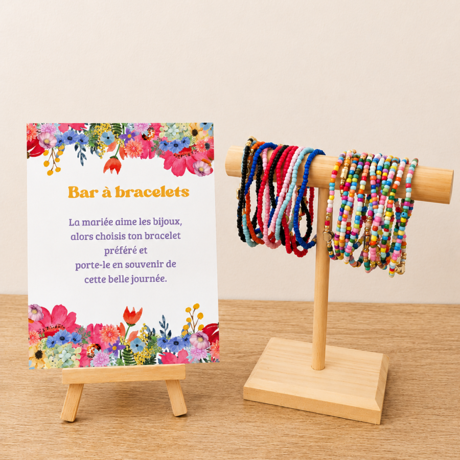 Bar à bracelets personnalisé